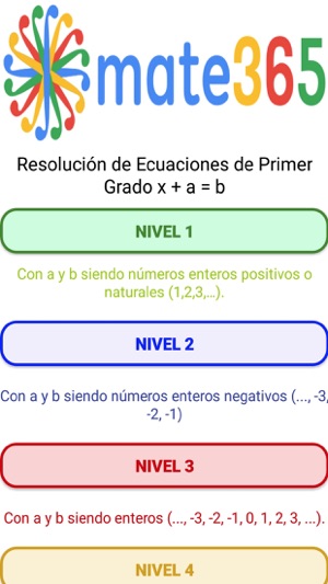 Ecs. x+a=b