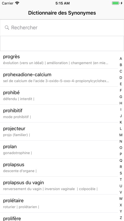 Dictionnaire des Synonymes screenshot-0
