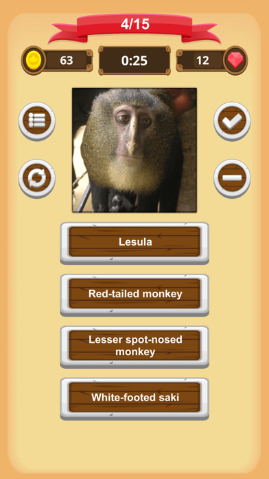 Monkeys - Quiz screenshot 4
