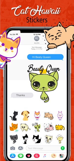 Cat Hawaii Stickers(圖3)-速報App