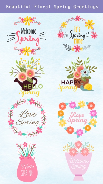 Hello Spring - Hand Drawn