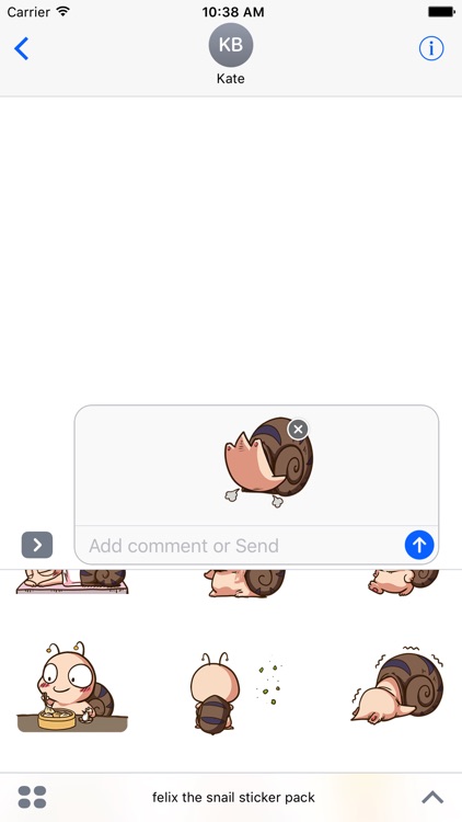 felix the snail sticker pack