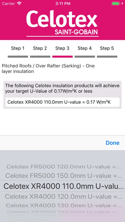 Celotex U-value Calculator screenshot-4