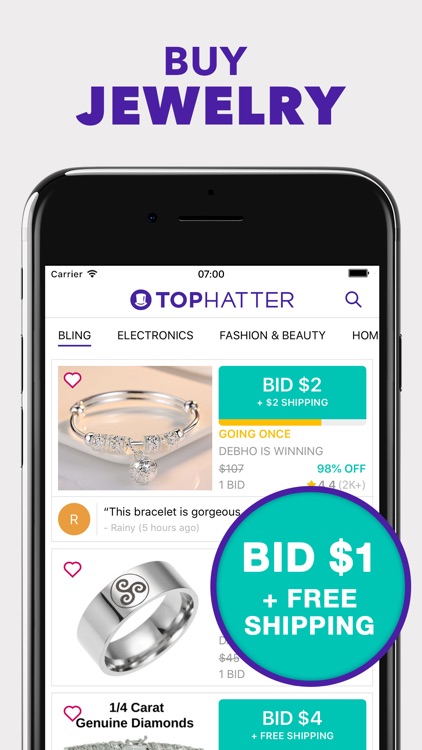Tophatter: Fun Shopping Deals screenshot-7