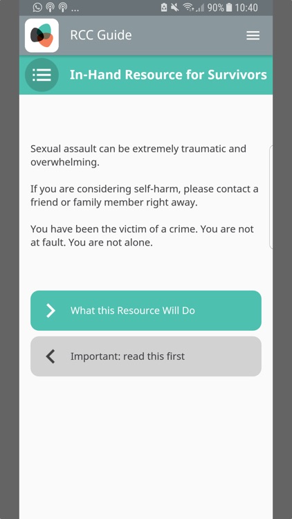Rape Crisis Counseling screenshot-3