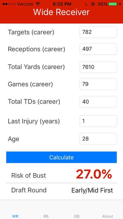 Fantasy Football Draft Calculator