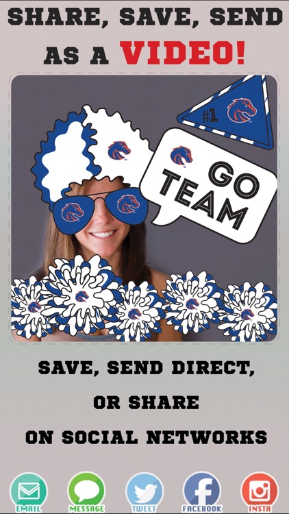 Boise State Broncos Animated Selfie Stickers screenshot-3