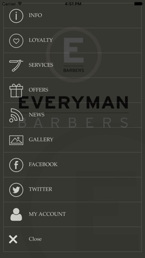 Everyman Barbers(圖2)-速報App