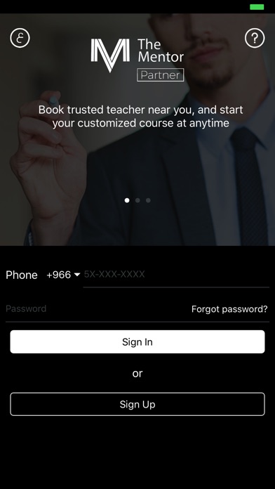The Mentor Partner screenshot 2