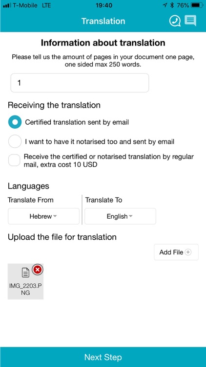 Certified Translation Tool screenshot-4