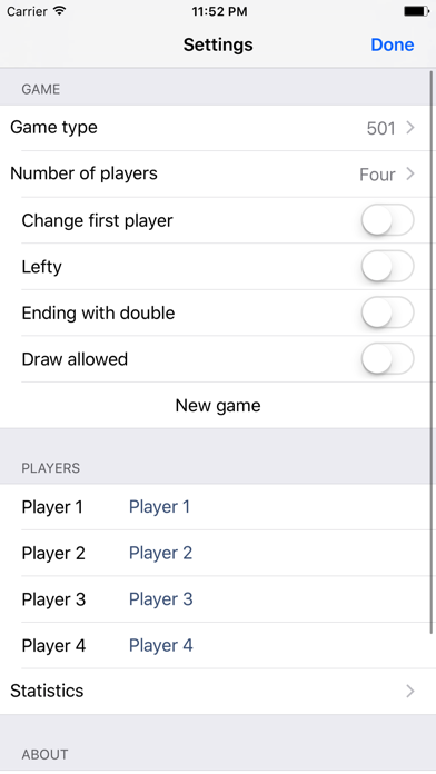 How to cancel & delete Darts Score Board from iphone & ipad 3