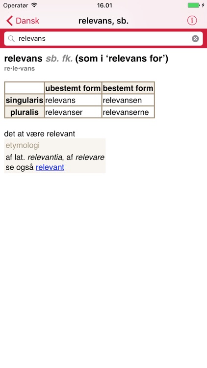 Gyldendal's Danish Dictionary