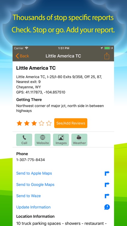 Truck Stops & Travel Plazas