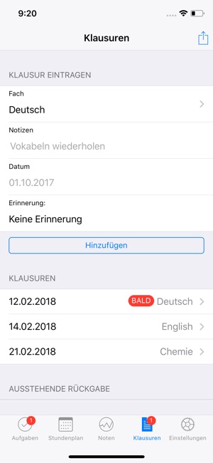 MARK - Mein Schülermanager(圖4)-速報App