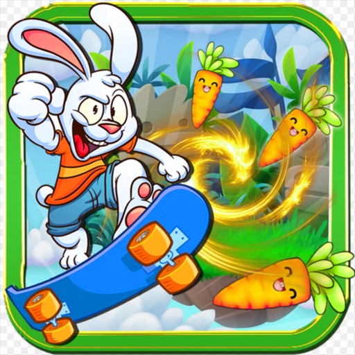 Hello Rabbit Skater Game 3 Icon