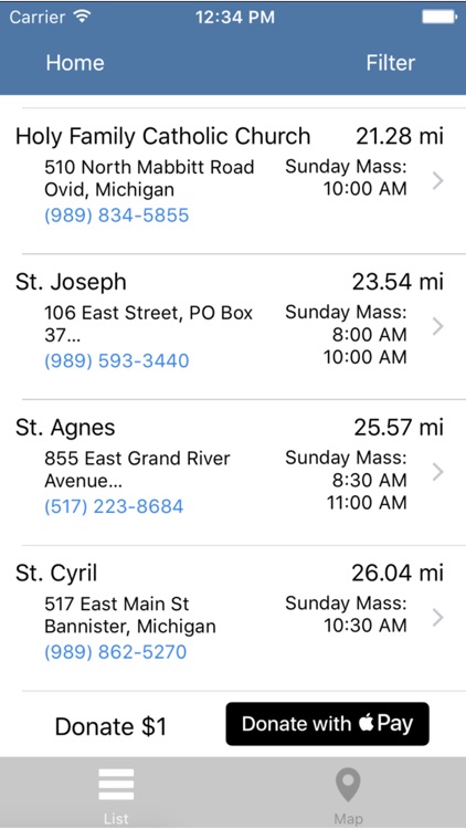 Mass Times for Travel