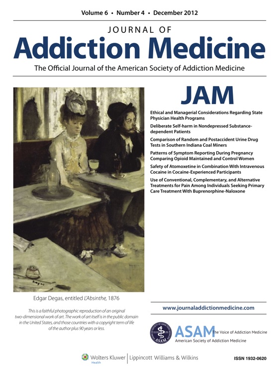 Journal of Addiction Medicine