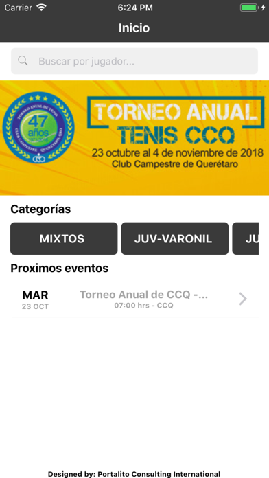 Torneo Anual de Tenis CCQ screenshot 2