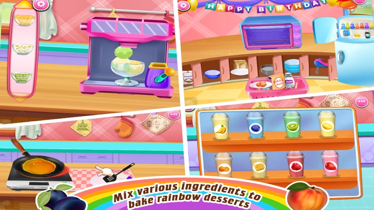 Rainbow Desserts Cooking Shop! screenshot-3