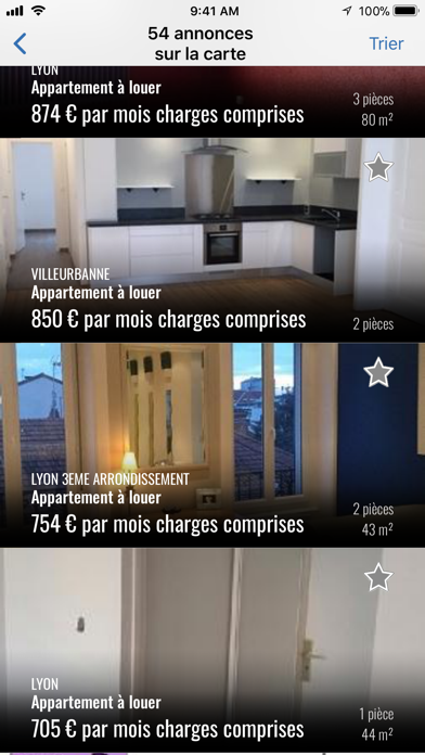 Régie Chomette immobilier screenshot 2