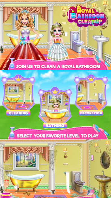 Royal Bathroom Cleanup screenshot 1