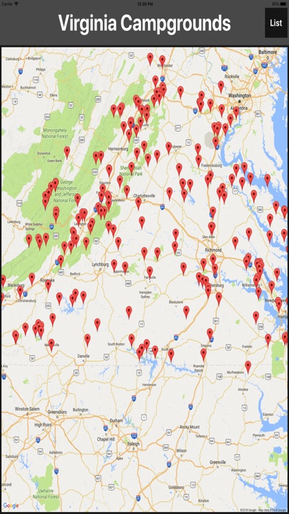 Virginia Camping Spots