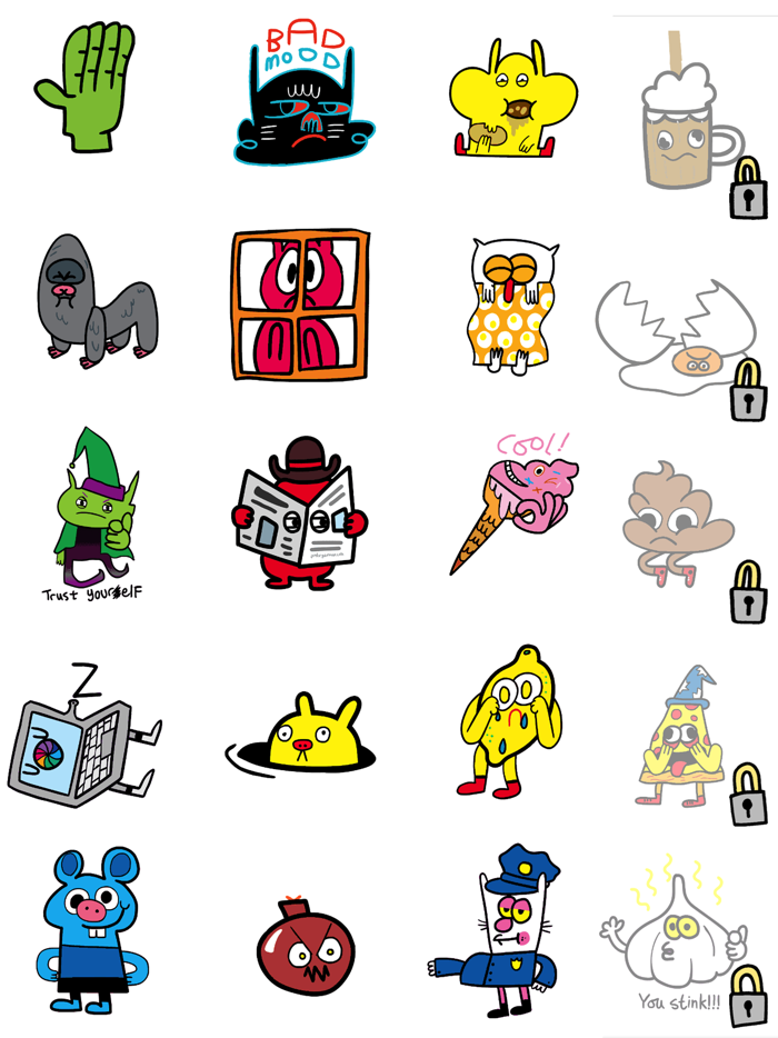 Burgerworld Animated Stickers
