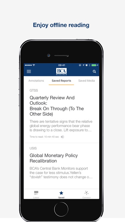 BCA Research for mobile