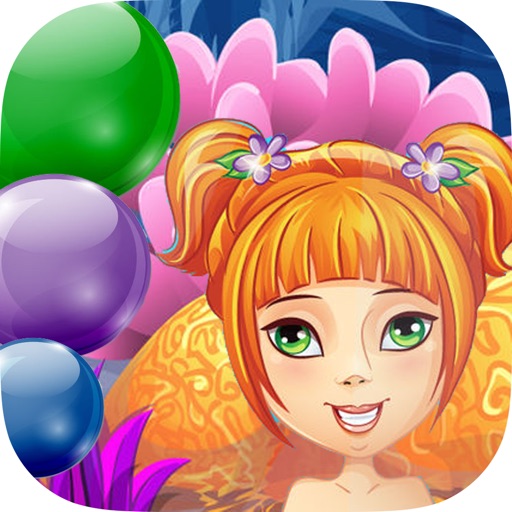 Bubble world of mermaid Icon