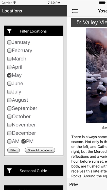 Yosemite Photographer's Guide screenshot-3