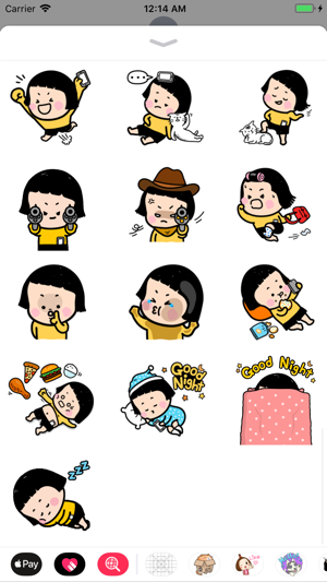 MiMi - Little Girl Stickers(圖6)-速報App