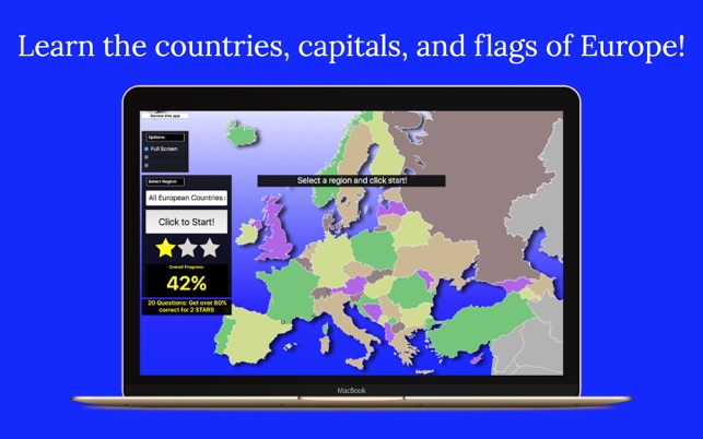 Europe Map Quiz Education Ed.