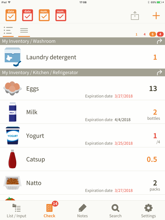 Screenshot #6 pour My Inventory Int. LT