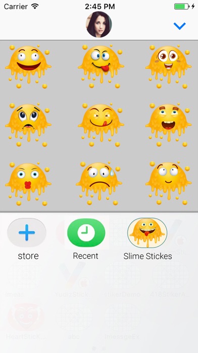 Slime Emoji : Animated sticker screenshot 4