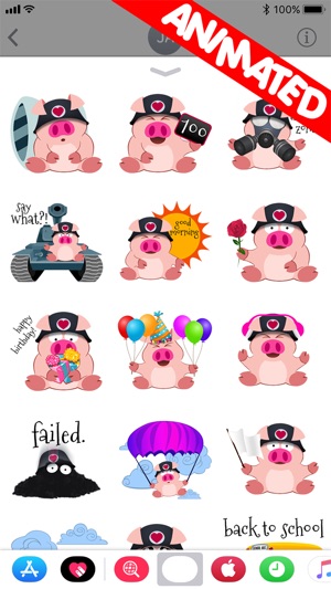 Cute Piggy Commando (animated)(圖2)-速報App