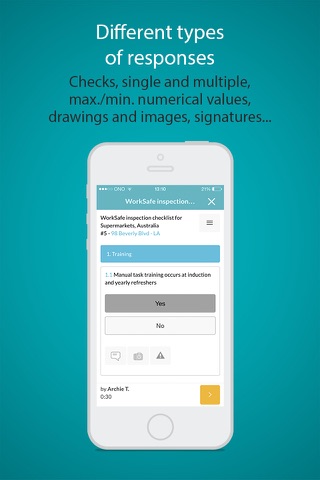 Iristrace - Mobile checklists screenshot 2