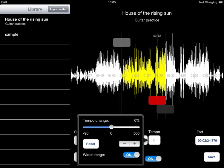 Music Speed Changer for iPad