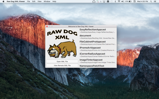 Raw Dog XML Viewer