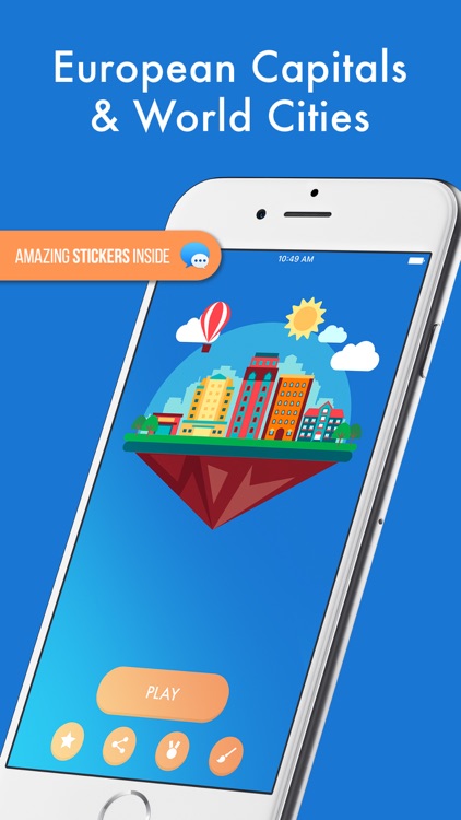 European Capitals & World Cities Geo Quiz Trivia screenshot-0