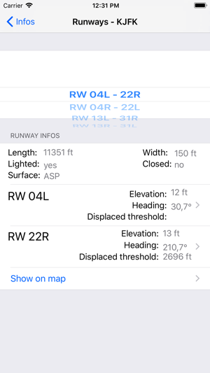 World Wide Airport, RWs, Freq.(圖5)-速報App