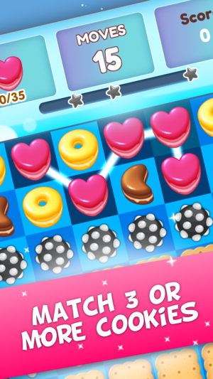 Sweet Cookie Crumbles - Amazing match 3 swipe game(圖2)-速報App