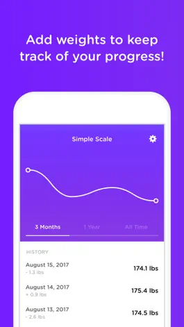 Game screenshot Simple Scale: Weight Tracker App mod apk