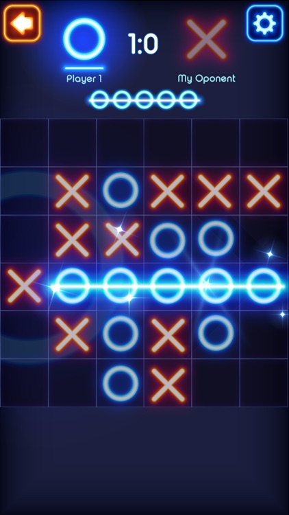 Tic Tac Toe Glow - Puzzle Game screenshot-3