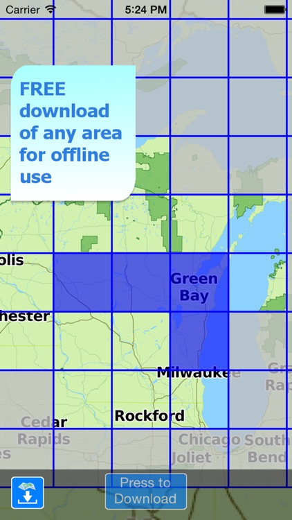 Aqua Map Wisconsin Lakes GPS + screenshot-5