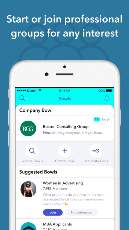 Fishbowl: Professional Network screenshot-4