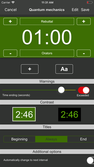 Crono: stopwatch for debates(圖3)-速報App