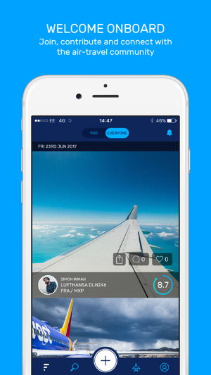 Fllike - Flight Reviews & Airline Ratings(圖1)-速報App