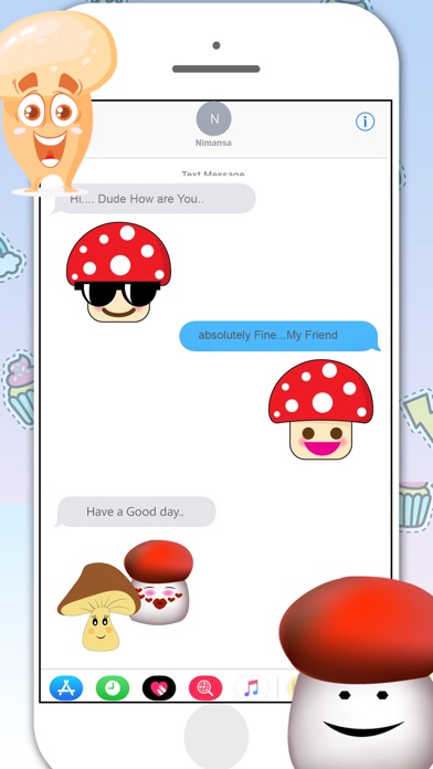 Holiday Mushroom Stickers screenshot 4