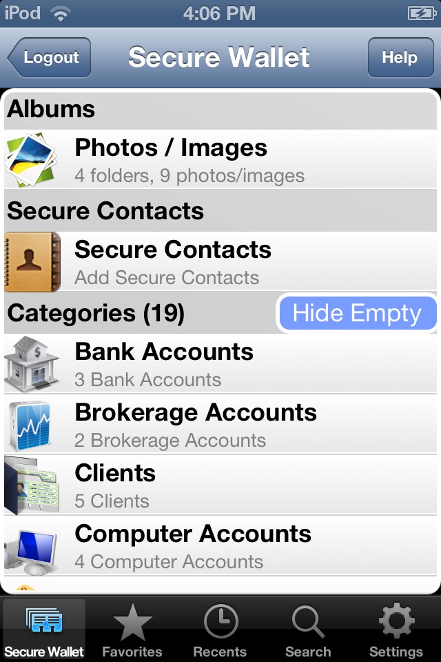 Secure Wallet - Data Vault screenshot 2
