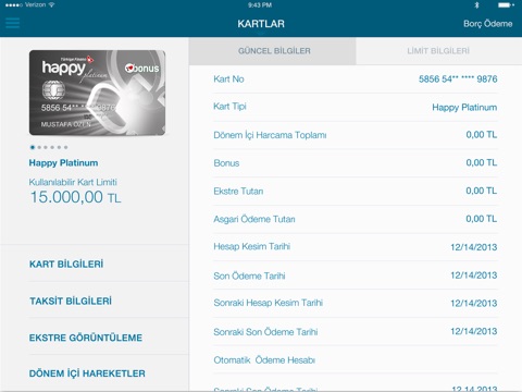 Türkiye Finans Mobil Şube iPad screenshot 3